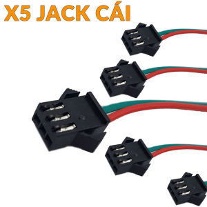 Jack Nối 3 Pin Giắc Nối Sm3P Giành Cho Led Ws2812 Ws2811 Dây Led 3 Pin