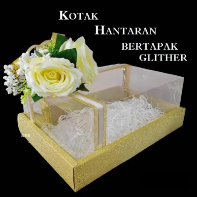 Kotak hantaran Bertapak silver gold / Hidden hantaran