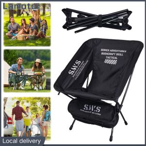 [Vktech] Lightweight Portable Chair for Camping and Hiking Detachable BBQ Seat Ideal for Outdoor Relaxation Compact and Easy to Carry
