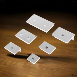 [COD] folp 4PCS Square Glass Clamps Glass Clamp Holder Shelf Clip Aluminum Bracket Support For 5mm 6mm 8mm 10mm 12mm Thickness Board