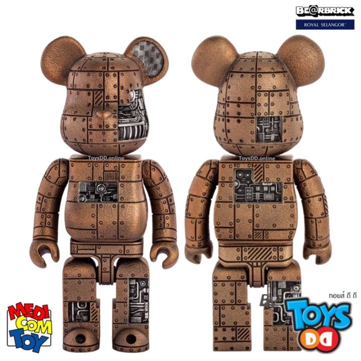 その他 BE@RBRICK  SELANGOR STEAMPUNK Be@rbrick Royal Selangor Steampunk Coal Black 400％ by Royal
