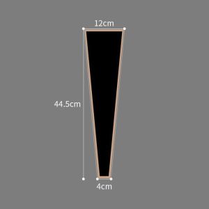 50PCS Flower Packaging Transparent Bag Waterproof Bouquet Packaging Bag for Flower Shop Packaging Wedding Mothers Day