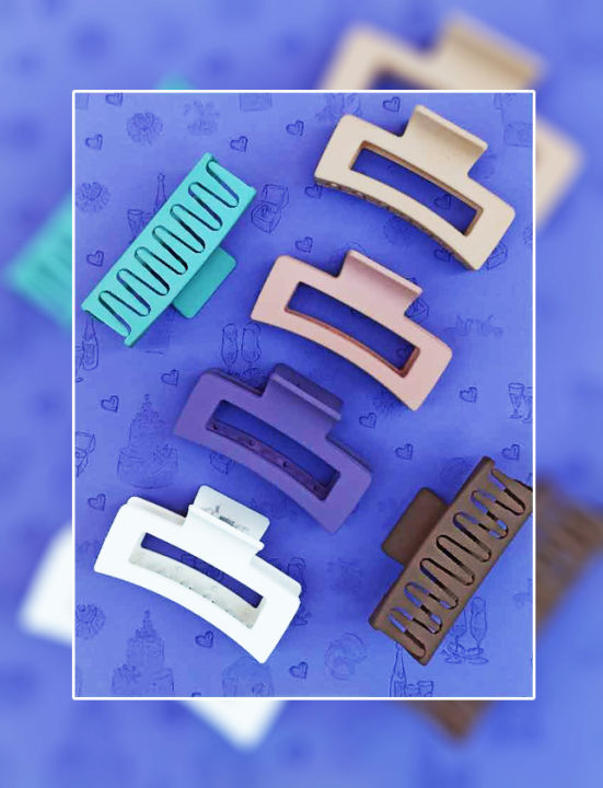 Hair claw plastic hair clamps ipit sa buhok