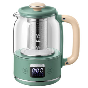 Bear Health Pot Office Mini Small Household Multi-function Glass Boiling Water Flower Teapot Tea Maker for one person YSH-C08T1
