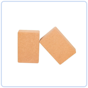 【Pure Care】 Cork Yoga Blocks / Multi-Use & Durable Yoga Block / Non-Slip & Breathable Rectangular Yoga Block