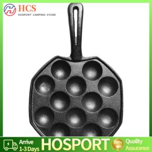【HCS】12 Holes Takoyaki Grill Pan Plate Non Stick Home Cooking Baking Forms Mold Tray Octopus Ball Baking Tray Kitchen Gadgets
