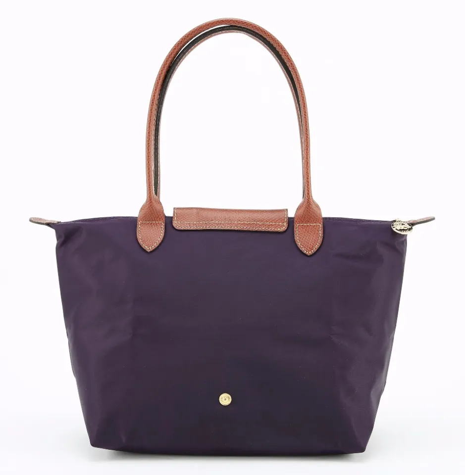 2023 Stock Authentic LONGCHAMP Classic Blueberry Purple Nylon