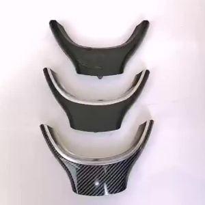 ตกแต่งครอบพวงมาลัยโครเมียมภายในรถยนต์สำหรับ BMW 5 5GT 6 7 Series F10 F11 F07 F06 F12 F01 F02 ปี 2009-2016