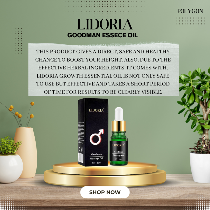 AUTHENTIC and EFFECTIVE LIDORIA GOODMAN MASSAGE OIL Men's energy