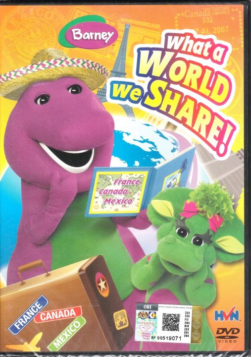 Dvd Barney What A World We Share Lazada