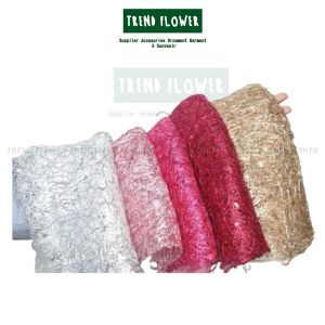 Kain SEQUIN mote kain kebaya dekorasi pesta ulang tahun dan pernikahan