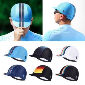 Breathable Bike Hat Summer Cycling Cap Sweat Absorbent Bicycles Cap Outdoor Sports Anti-Sweat Cap for Men and Women