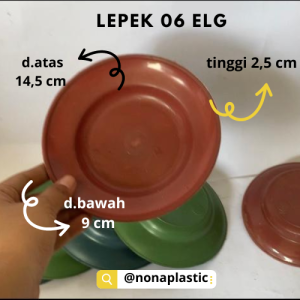 Lepek 06 tatakan teh kopi serbaguna elegant paket isi 1sd/ 1500 pcs