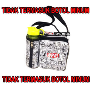Tas Selempang Untuk Lunch Bag + Tempat Botol UNICORN MARVEL DLL | Desain Terbaru!!
