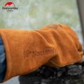 Naturehike Flame Retardant Insulation Glove Outdoor Heat Insulation Safety Working BBQ Gloves Cowhide Leather Fire Resistant Oven Cooking Anti Scald Camping Outdoor Camping Hiking Picnic Beach Original Nature Hike. 