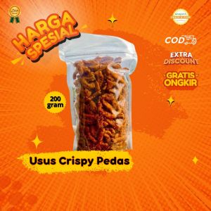 Usus Ayam Pedas Daun Jeruk Cemilan Original Gurih