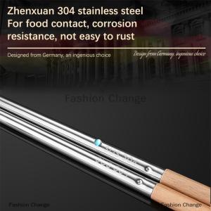 [COD] Fashion Change 1Pair Stainless Steel Chopsticks Long Chopsticks Cook Noodles Deep Fried Hot Pot Chinese Chopsticks Reusable Metal Chopstick