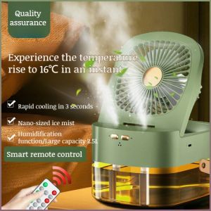 Spray Fan Indoor Mini Fan Water Refilling Cool Breeze Cycle Summer Low Voltage Safety Mood Multifunction