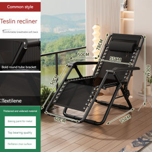 Reclining Chair Foldable Adjustable Portable Chair Office Home chair Folding Chair