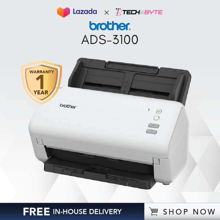 Brother ADS3100 Desktop Document Scanner Lazada Singapore