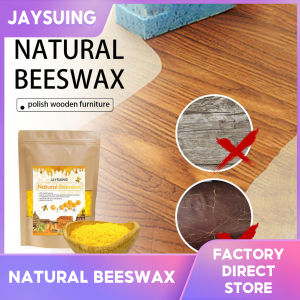 Jaysuing Pure Natural Beeswax Beads for Candle Lipstick Soap Making Odorless Bee Wax No Added DIY Material Furniture Care Polished Particles Yellow Beeswax Natural Wax Raw Materials For DIY Candle Making Lipstick Cosmetics Candle Handcraft Accessories