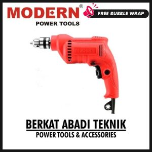 MODERN M-2100E Bor Listrik 10mm Tangan Kayu Besi Elektrik Electric Hand Drill 10 mm Variable Speed Bolak Balik Reversible Mesin M2100E M-2100 E M2100 E
