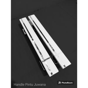 Grosir Paket 4 gagang pintu dua daun rumah minimalis 35 cm dan body kunci pelor murah tarikan handle pintu kuputarung