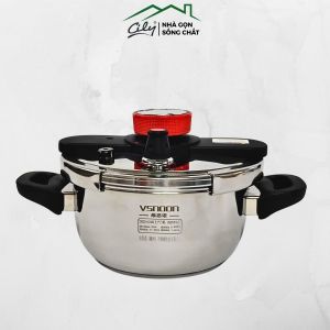 Nồi Áp Suất Đa Năng 4L5L6L8L Dành Cho Bếp Ga Bếp Từ Bếp Hồng Ngoại Chất Liệu Inox An Toàn Tiện Dụng Dễ Dàng Vệ.