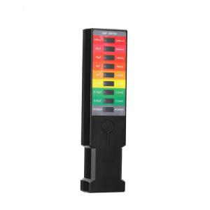 Electromagnetic Field EMF Gauss Meter Radiation Dosimeter Detector Portable EMF Magnetic Field Monitor 8 LED Gauss Meter