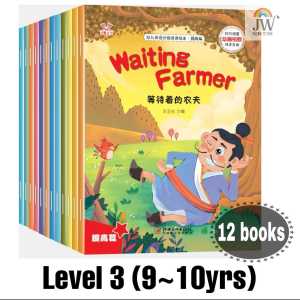 (12 books) 2-10yrs English Picture Story Books for Kids Children 全36册幼儿英语分级阅读 小学儿童早教启蒙绘本(入门/基础/提升级) 视频有声伴读
