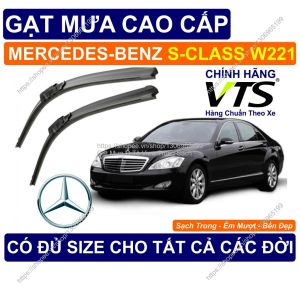 Gạt Mưa Kính Lái Mercedes-Benz S-Class W221 Cặp Gạt Mưa Kính Lái Cho Các Dòng Xe Mercedes-Benz S-Class W221