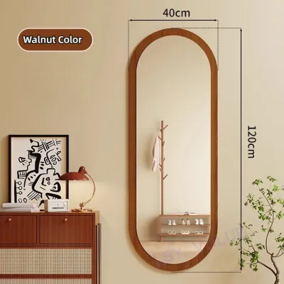 [SG Stock]New Chinese wall mirror oval wall mirror home makeup mirror wall mirror wall wall mirror