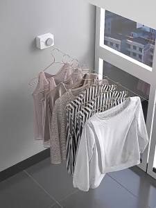 Retractable Clothesline No Drill - 304 Stainless Steel Space Saving Indoor Laundry Line For HDB/Apartment/Balcony