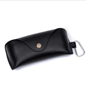 LONGB Portable With Metal Buckle Eyewear Optical Glasses Case Sunglasses Box Eyeglasses Pouch PU Leather Glasses Bag