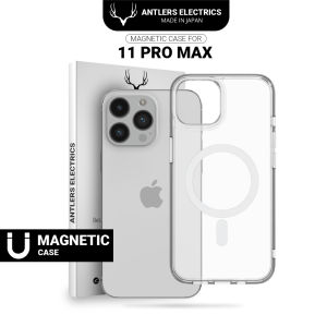 Antlers Electrics Magnetic Case Magsafe Untuk Iphone  11 PRO MAX Casing Iphone Anti Crack Anti Kuning For Iphone Magnetic Wireless Charging Case Anti Menguning