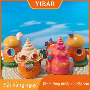 YIBAR Nhà ốc xà cừ trang trí bể cá cảnh quan Bể cá trang trí bể cá trang trí bể cá tôm ẩn nơi trú ẩn