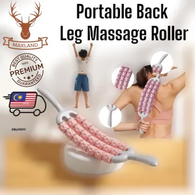 Portable back massage Foot & Leg Massage Roller Tool Urut Kaki urut badan Roller 背部按摩 脚部按摩神器 滚轮放松