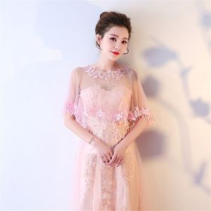 OKDEALS Elegant Lace Shawl Bridal Party Evening Dress Shawl Fashion Tulle Wedding Cape Women