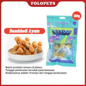 FOLOPETS Funny U Cube Treats Snack Anjing Kucing Cemilan Snack Makanan Kucing 100gr
