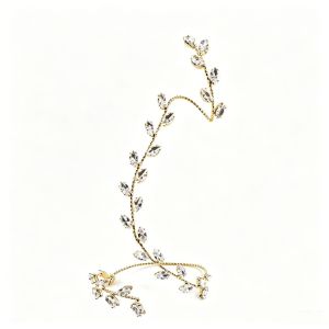 FWFHTP Có thể điều chỉnh Vòng tay hình lá cây đính đá Zircon Quá trình mạ điện Lấp lánh Vòng tay lá Thời trang Vật liệu đồng Trang sức đeo tay Dành cho Nữ Giới và Thiếu Nữ