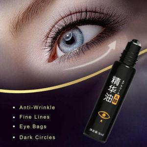 Anti-Wrinkle Eye Essence Oil Roller Fade Dark Circles Eye Bags Improve Fine Lines Lifting Firming Eyes Skin Care Serum Dark Circles treatment eye bag remover Whitening Aging Serum Eye Bags Improve