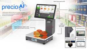 Timbangan PRECIO AI 30kg Timbangan Buah Timbangan Label Printing: Timbangan Serba Guna 30 kg