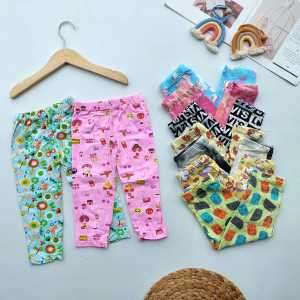Paket 3pcs Legging Panjang Anak Perempuan Usia 6bln-10thn Motif