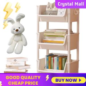 COD [Free Shipping] Multi-Tier Snacks Trolley with Wheel Kitchen Storage Trolley for Kitchen Bathroom Living Room Office