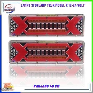 Lampu Stoplamp Stop Lamp Rem Belakang Sen Sein Runing Variasi Mobil Canter Truk Truck 12-24 Volt