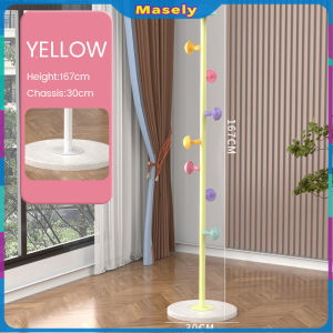 Masely Coat Rack Metal Clothes Rack Cute Mushroom Colourful Hanger Multiple Hook Bedroom Drying Rack