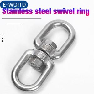 E-WOITD 1 cái M4 M5 M6 M8 xoay vòng phổ quát 8 hình dạng dỡ còng dây dây khóa chuỗi kết nối khóa 304 thép không gỉ