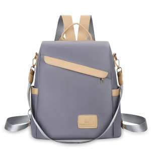 LZD 2023 New Oxford Cloth Backpack Womens Large Capacity Winter Bags Anti-Theft Backpack Canvas Travel Small Bookbag Tide