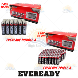 Eveready Battery 1 Box Triple A OR Double A Battery Eveready Super Heavy Duty Batteries 10 PACKS