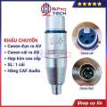 1 Jack Canon Đực Ra Av, 1 Giắc Canon Cái Ra Av Hoa Sen CAF Audio Cao Cấp, Chống Nhiễu, Truyền Tín Hiệu Tốt - H2Pro Tech. 